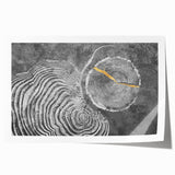 Abstract wall art print showcasing vibrant strokes and lines in a dynamic composition, ideal for modern decor and artistic expression.