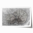 Abstract wall art print featuring vibrant strokes and lines in bold colors, rolled for easy framing and display in modern decor settings.