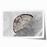 Abstract wall art print showcasing vibrant strokes and lines in bold colors, rolled for easy display and framing, perfect for modern decor.