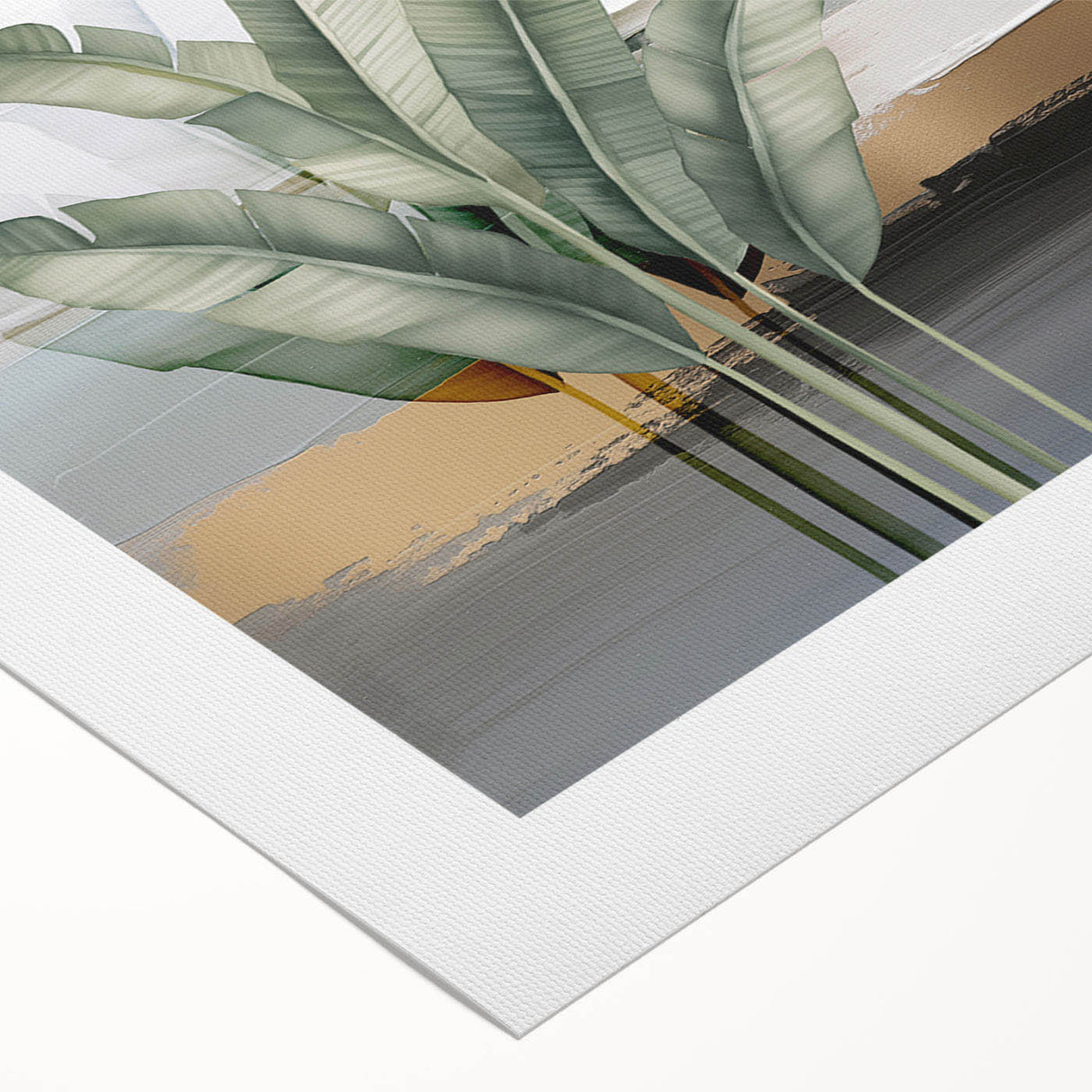 Abstract canvas wall art showcasing vibrant strokes and lines in a modern color palette, perfect for contemporary home decor or office spaces.