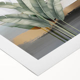 Abstract canvas wall art showcasing vibrant strokes and lines in a modern color palette, perfect for contemporary home decor or office spaces.