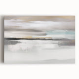 Colorful abstract strokes and lines design on stretched canvas wall art, showcasing vibrant hues and modern artistic flair for contemporary decor.