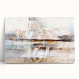 Abstract canvas wall art showcasing vibrant strokes and lines in bold colors, perfect for modern home decor, adding an artistic flair to any space.