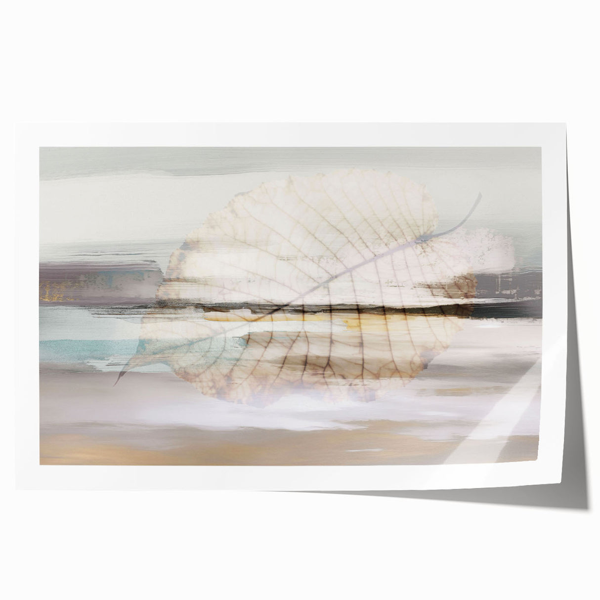 Abstract wall art print showcasing vibrant strokes and lines in a colorful design, perfect for modern home decor and artistic expression.