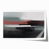 Abstract wall art print showcasing vibrant strokes and lines in a modern design, perfect for contemporary home decor or office spaces.