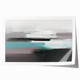 Abstract wall art print showcasing vibrant strokes and lines in a blend of blue, orange, and yellow hues, ideal for modern decor.