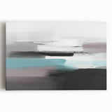 Abstract canvas wall art showcasing a vibrant design of colorful strokes and lines, perfect for modern home decor or office spaces.