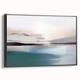 Framed abstract wall art featuring dynamic strokes and lines in black and white, showcasing a modern design ideal for contemporary decor.