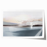 Abstract strokes and lines design wall art print showcasing vibrant colors and dynamic patterns, ideal for modern home decor.