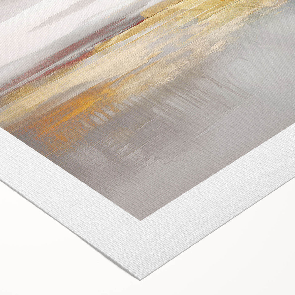 Abstract wall art design on rolled canvas, showcasing vibrant strokes and lines in rich colors, ideal for modern home decor and framing.