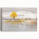 Abstract strokes and lines canvas wall art in vibrant colors, showcasing a modern design with a textured surface, perfect for home decor.