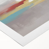 Abstract wall art canvas featuring vibrant strokes and lines in various colors, designed for modern home decor and artistic expression.