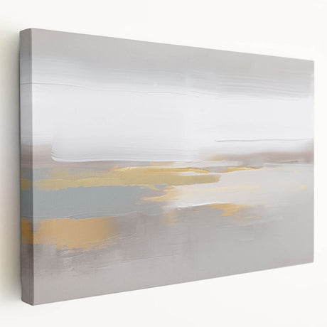 Abstract strokes and lines design on a stretched canvas wall art piece, showcasing vibrant colors and modern aesthetics, perfect for contemporary decor.