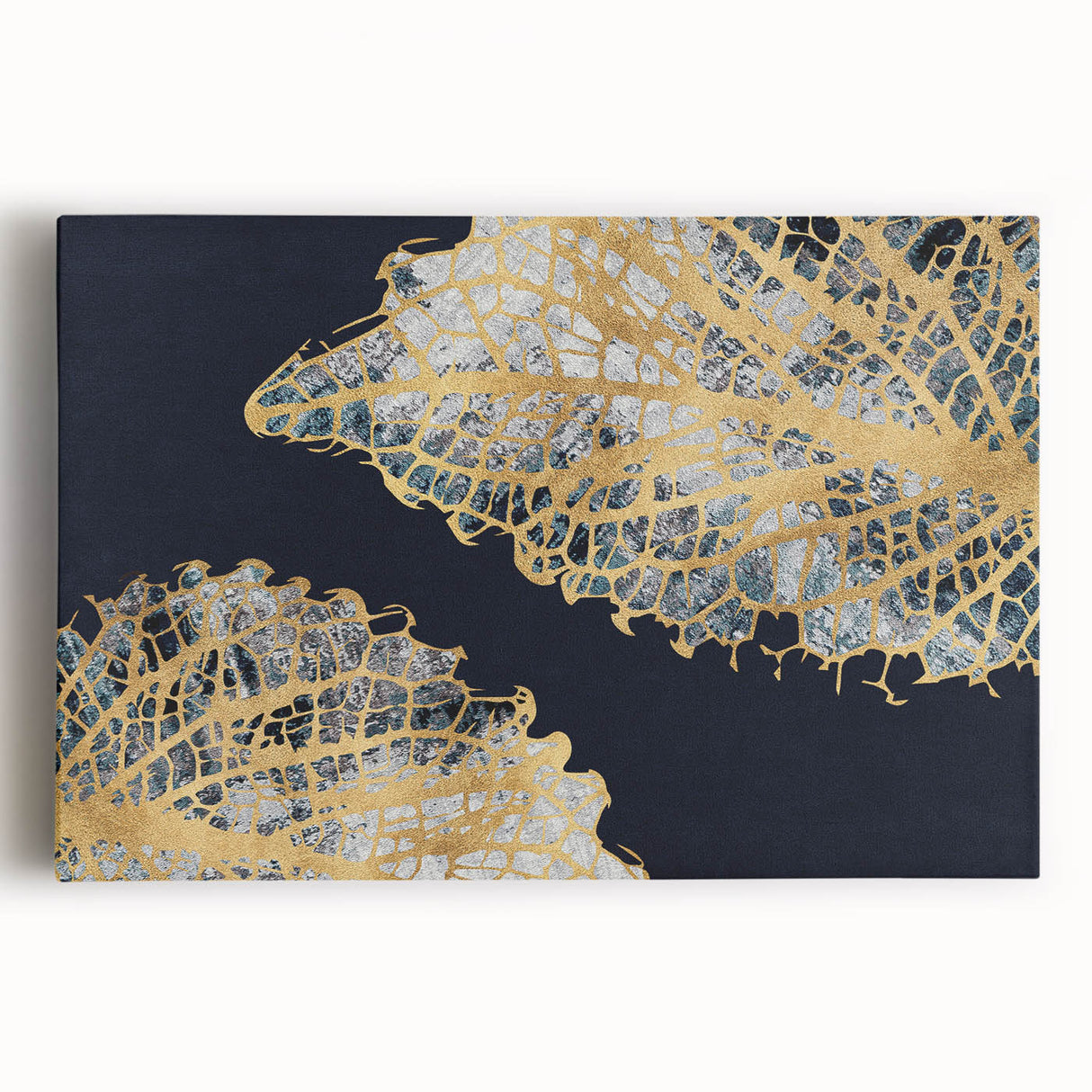 Abstract wall art featuring dynamic strokes and lines in vibrant colors, presented on stretched canvas, ideal for modern decor and artistic expression.