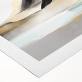 Abstract canvas wall art design showcasing vibrant strokes and lines in a modern color palette, perfect for contemporary home decor.