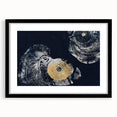 Abstract wall art featuring a modern design of colorful strokes and lines, framed with a sleek black mat, ideal for contemporary home decor. Perfect for adding a touch of elegance and creativity to any living space.