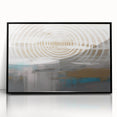 Framed abstract wall art featuring dynamic strokes and lines in black and white, enhancing modern decor with a sleek, contemporary aesthetic.