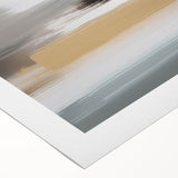 Abstract strokes and lines design wall art on rolled canvas, showcasing vibrant colors and modern artistic expression for contemporary decor.