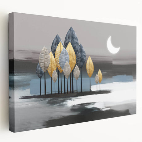 Abstract canvas wall art featuring vibrant strokes and lines in a colorful design, showcasing a modern aesthetic perfect for home decor.