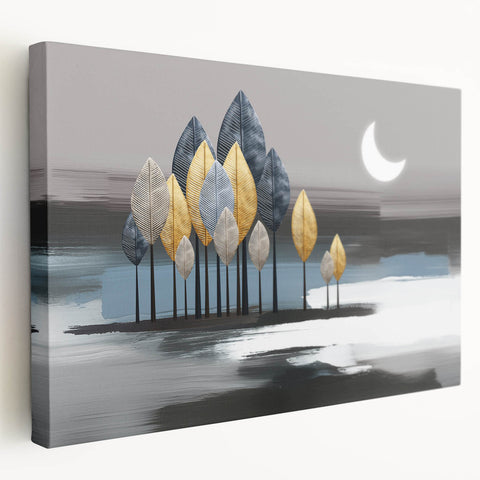 Abstract canvas wall art featuring vibrant strokes and lines in a colorful design, showcasing a modern aesthetic perfect for home decor.