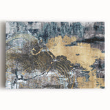 Abstract wall art featuring vibrant strokes and lines in bold colors, designed for modern decor, showcasing dynamic movement and creative expression. This stretched canvas artwork adds a contemporary touch to any living space, ideal for art enthusiasts and stylish interiors.