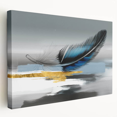 Abstract canvas wall art showcasing dynamic strokes and lines in vibrant colors, designed for modern interior decor. Perfect for enhancing contemporary spaces.