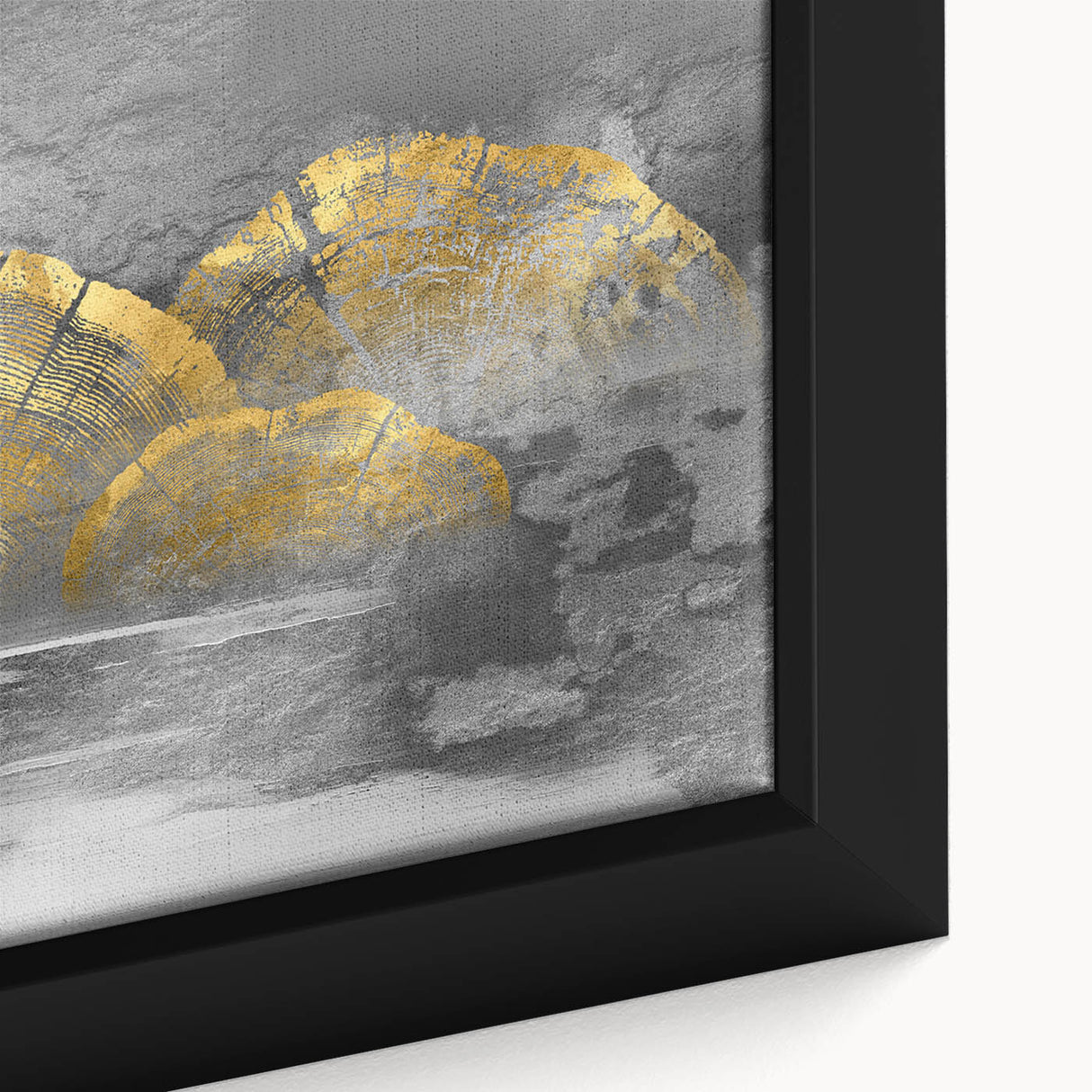 Close-up of a framed canvas wall art piece featuring an abstract design of colorful strokes and lines, adding a vibrant touch to contemporary decor. Ideal for modern living spaces, this artwork enhances aesthetic appeal with its dynamic patterns and rich hues.