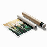 Abstract art print showcasing colorful strokes and lines in vibrant hues, ideal for modern home decor. Perfect for adding a contemporary touch to any space.