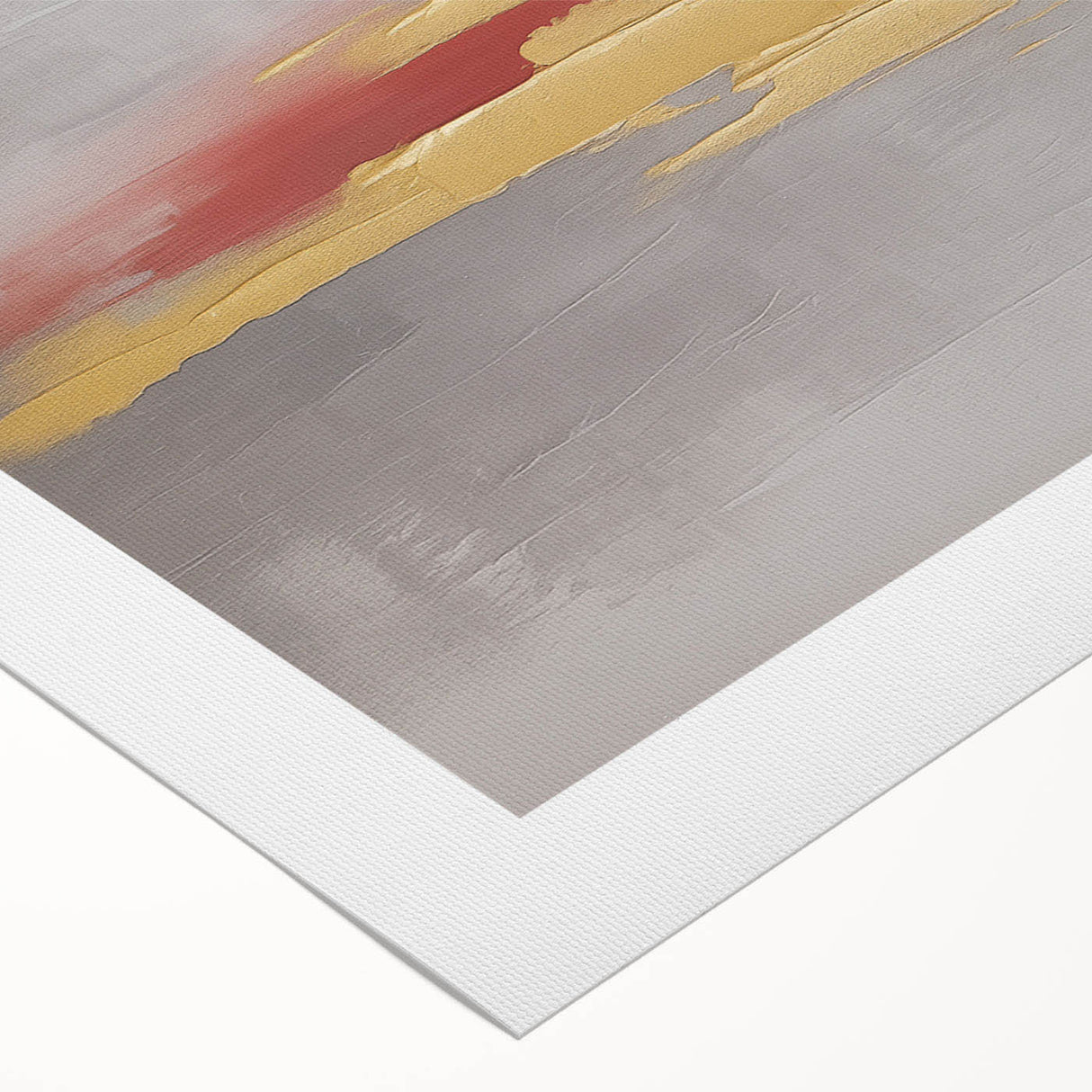 Abstract wall art design showcasing vibrant strokes and lines in a dynamic composition, printed on rolled canvas, perfect for modern home decor.