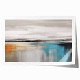 Abstract wall art featuring vibrant strokes and lines in bold colors, perfect for modern decor. This rolled print adds a dynamic touch to any space.