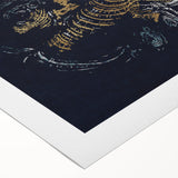 Abstract canvas artwork showcasing a vibrant composition of strokes and lines in bold colors, perfect for modern home decor. Ideal for adding a pop of artistic flair to any room.