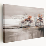 Abstract strokes and lines design on a stretched canvas wall art piece, showcasing vibrant colors and modern aesthetic, perfect for contemporary interior decor.