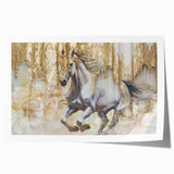 Abstract wall art print showcasing vibrant strokes and lines in a modern design, featuring a blend of bold colors and fluid shapes, perfect for contemporary decor.