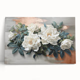 Abstract canvas wall art featuring vibrant strokes and lines in shades of blue, yellow, and white, creating a modern, dynamic design perfect for contemporary decor.