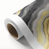 Abstract strokes and lines design in vibrant colors, showcasing a contemporary wall art piece on rolled canvas, perfect for modern home decor accent.
