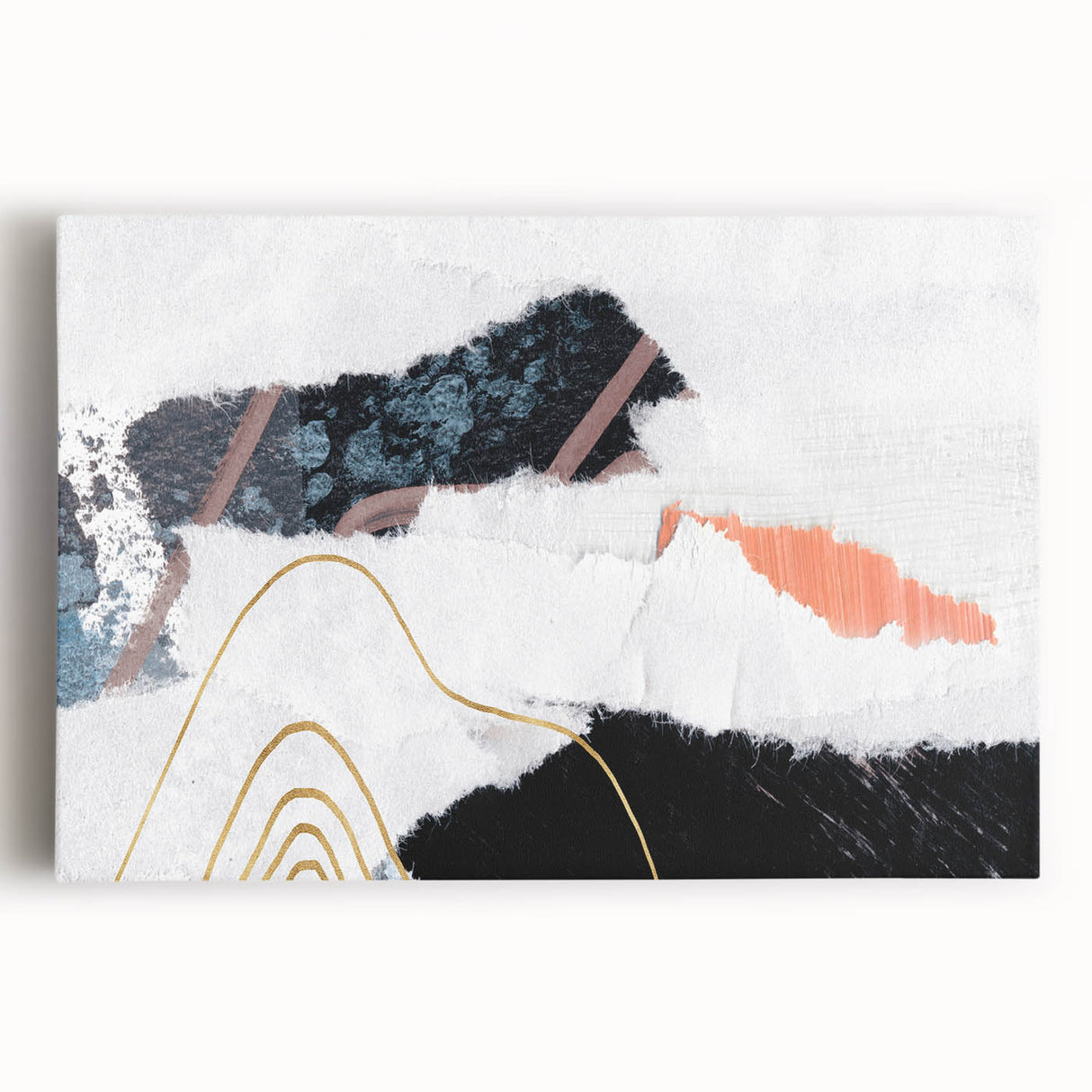 Abstract canvas wall art featuring dynamic strokes and lines in vibrant colors, perfect for modern home decor. Ideal for adding a contemporary touch to any room.