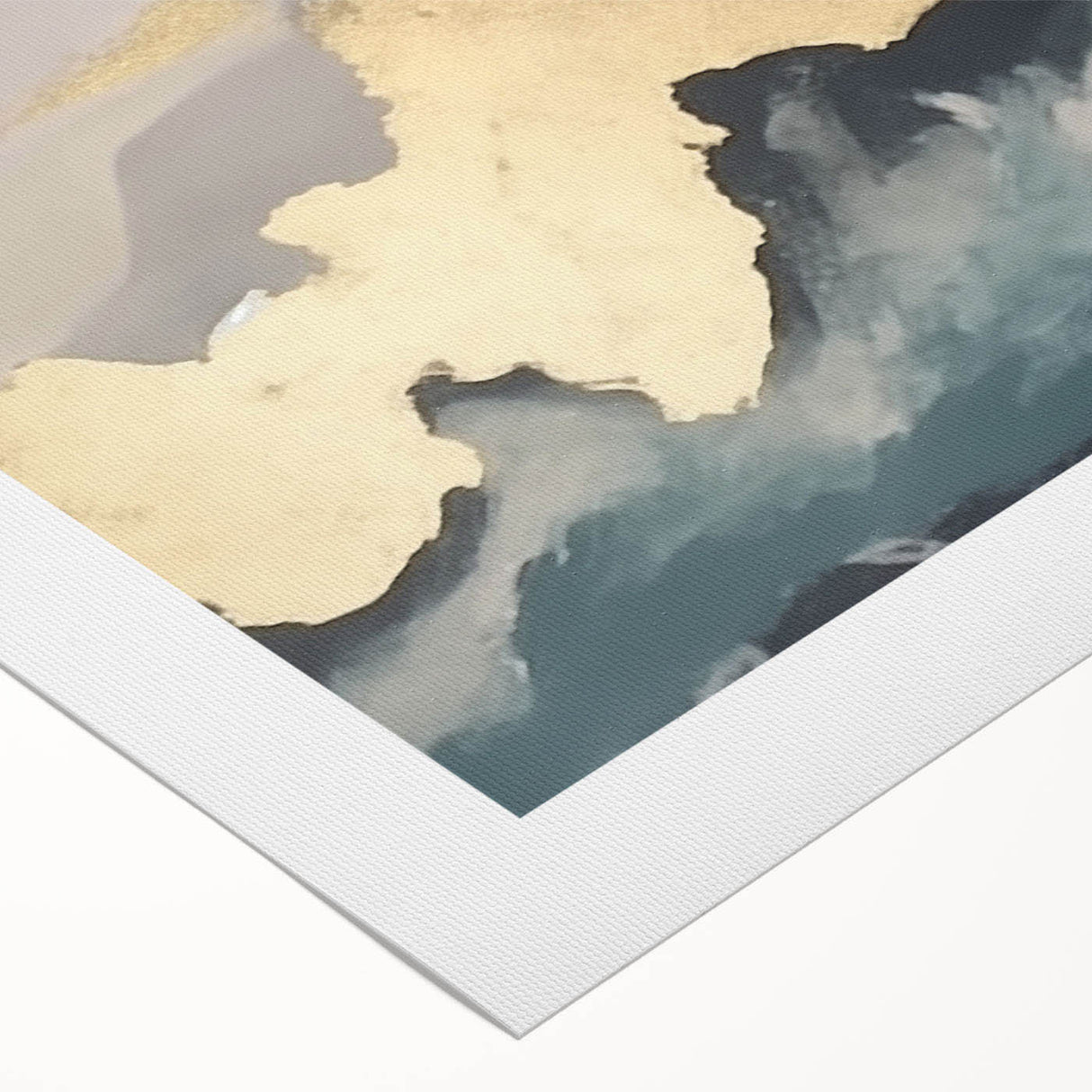 Abstract strokes and lines design on rolled canvas wall art, showcasing vibrant colors and modern artistic flair, ideal for contemporary home decor.