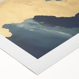 Abstract strokes and lines design in vibrant colors on rolled canvas wall art, showcasing a modern aesthetic perfect for contemporary home decor. Ideal for adding a pop of color to any room.