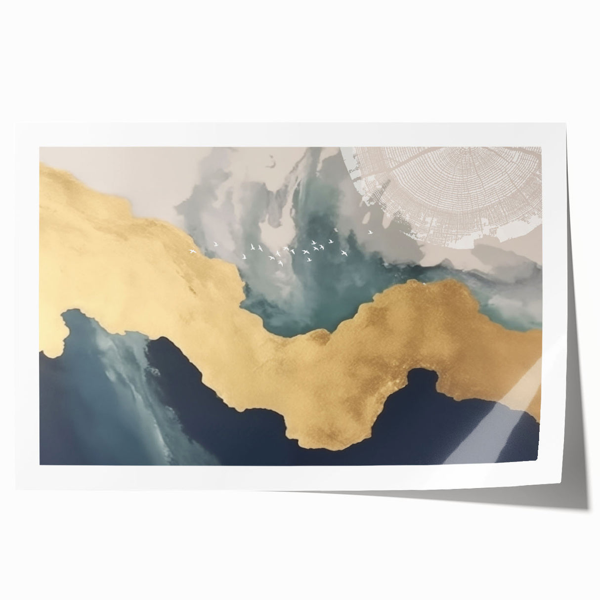 Abstract wall art featuring dynamic strokes and lines in vibrant colors, showcasing a modern design aesthetic suitable for contemporary home decor. Ideal for enhancing interior spaces with artistic flair.
