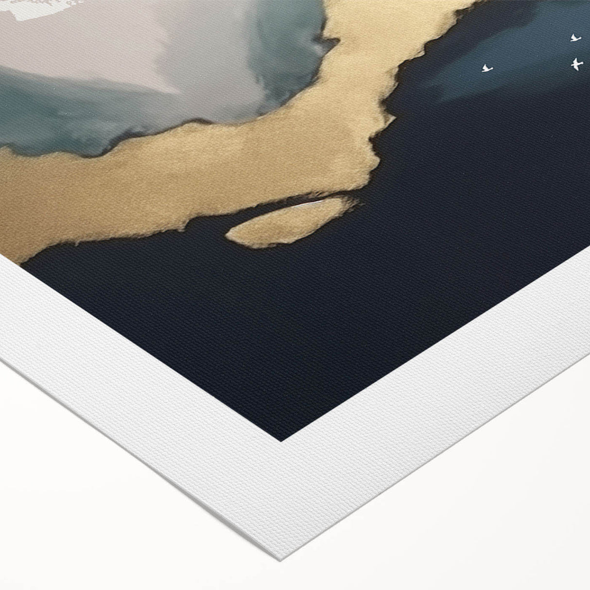 Abstract wall art featuring vibrant strokes and lines in a dynamic composition, printed on high-quality rolled canvas, perfect for modern home decor.