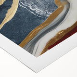 Abstract canvas wall art featuring vibrant strokes and lines in bold colors, perfect for modern decor. Ideal for enhancing living spaces with artistic flair.