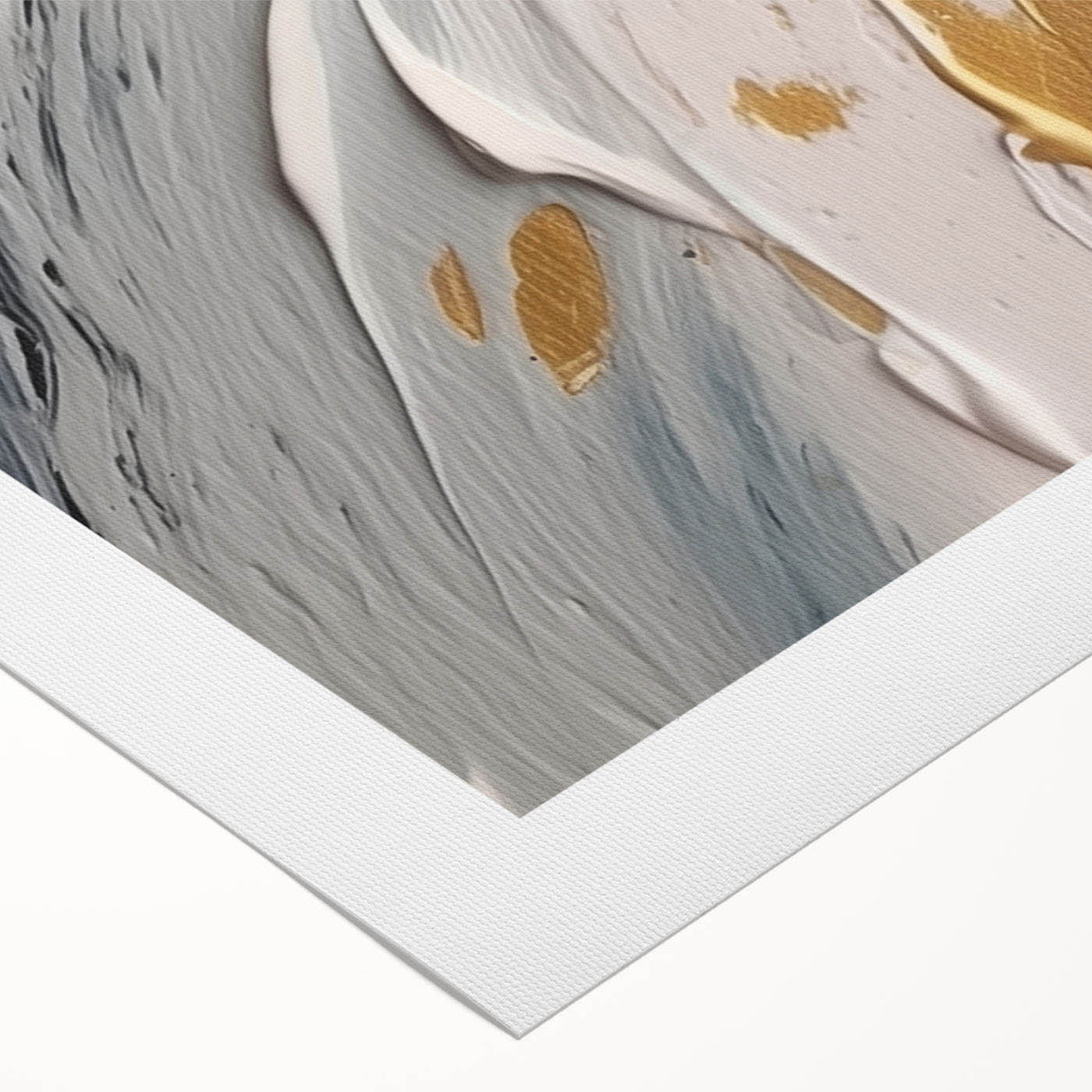 Abstract wall art featuring dynamic strokes and lines in vibrant colors, designed for modern decor. The rolled canvas artwork showcases a contemporary aesthetic, perfect for enhancing any living space or office environment.