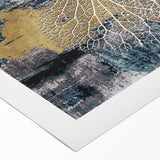 Abstract strokes and lines design on rolled canvas art, showcasing vibrant colors and dynamic patterns, ideal for modern home decor and artistic expression.