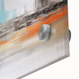 Abstract strokes and lines design on acrylic glass wall art, showcasing vibrant colors and intricate patterns that enhance modern decor. Ideal for contemporary art enthusiasts.