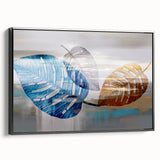 Framed wall art piece showcasing an abstract design of strokes and lines in black and white, highlighting modern aesthetics for contemporary decor.