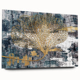 Abstract strokes and lines design wall art collection displayed in acrylic glass, showcasing vibrant colors and fluid patterns, perfect for modern decor.