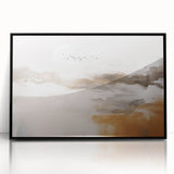 Framed wall art collection showcasing an abstract design of colorful strokes and lines in a modern style, featuring a sleek black frame for contemporary decor.