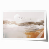 Abstract wall art print showcasing dynamic strokes and lines in vibrant hues of blue, yellow, and red, perfect for modern decor. Ideal for enhancing living spaces.