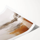 Abstract wall art print showcasing vibrant strokes and lines in a modern design, perfect for contemporary decor, rolled and ready for framing.