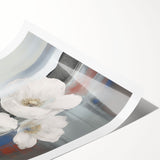 Abstract wall art print showcasing dynamic strokes and lines in vibrant colors, perfect for modern decor. Ideal for enhancing living spaces with artistic flair.